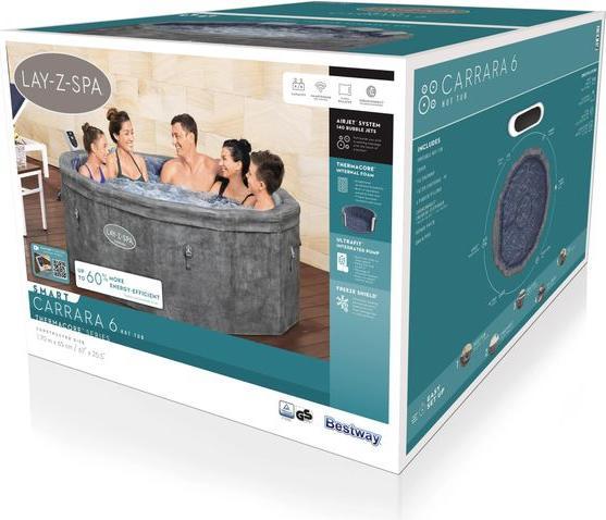 Immagine prodotto Bestway Whirlpool Layz-Spa Carrara (6 pers.)