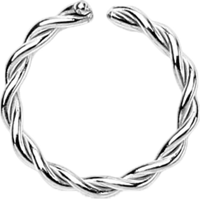 Image du produit Star Piercing Piercing anneau tressé argent (Acier chirurgical 316L, sans laiton)