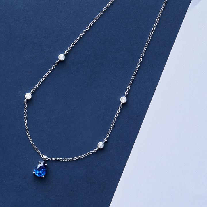 Produktbild Morellato Elegant silver necklace with zircons Tesori SAIW191 (Silber 925)