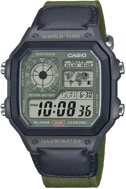 Immagine prodotto Casio Collection - AE-1200WHUB-3AVEF (Orologio digitale, 43 mm)