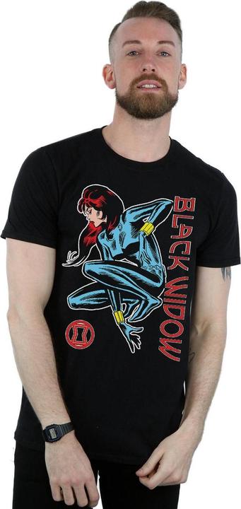 Immagine prodotto Black Widow In Action Maglietta Uomo (3XL)