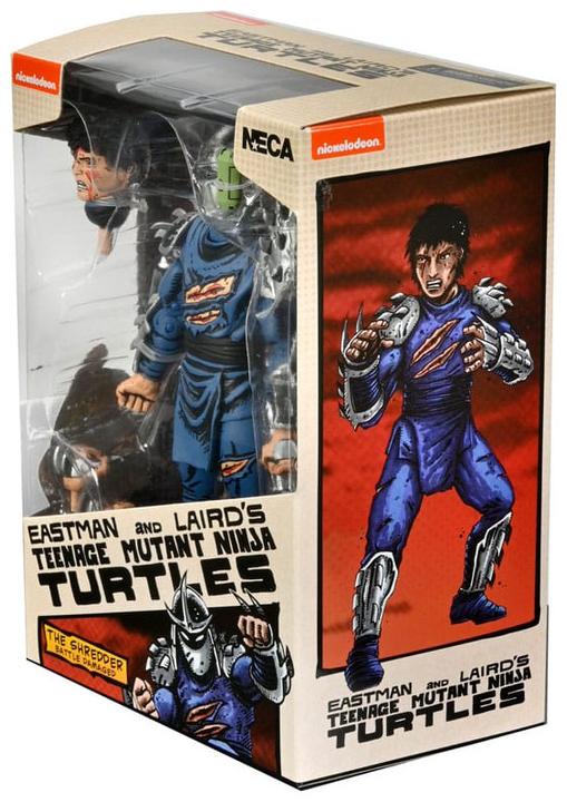 Actual product image Neca Teenage Mutant Ninja Turtles (Mirage Comics) Action Figure Battle Damaged Shredder 18 cm