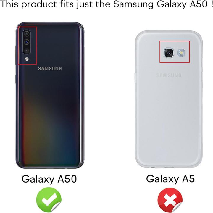 Actual product image Nalia (2-pack) Protective glass (1 Piece, Samsung Galaxy A50)