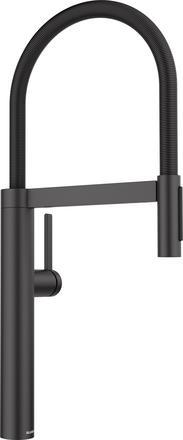 Blanco CULINA-S II black matt | High pressure | With pull-out hose | Clear spray change in B