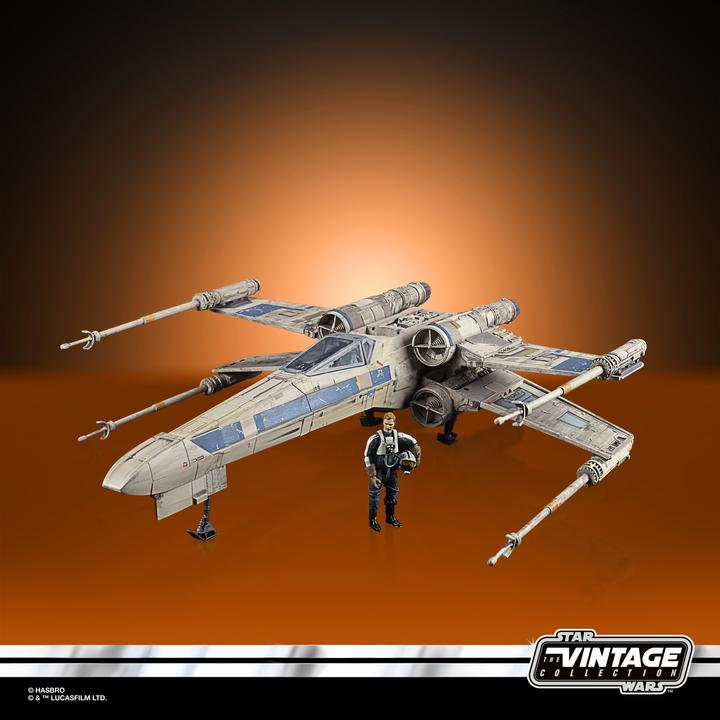 Image du produit Hasbro Star Wars Rogue One The Vintage Collection Antoc Merrick's X-Wing Fighter Véhicule avec figurine