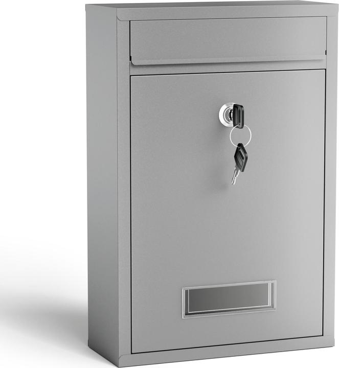 Produktbild Wiltec Briefkasten V11 Postkasten Namensschild 2 Schlüssel Stahl