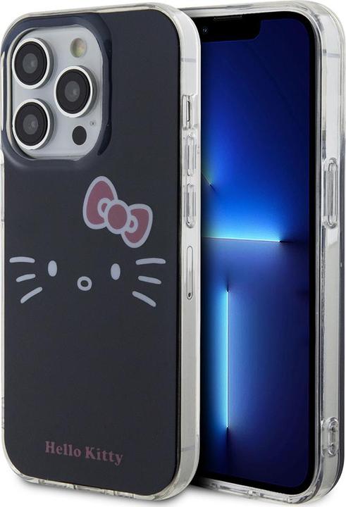 Immagine prodotto Hello Kitty HKHCP15LHKHLK Custodia rigida per iPhone 15 Pro 6.1" czarny/nero IML Kitty Face (Apple iPhone 15 Pro)