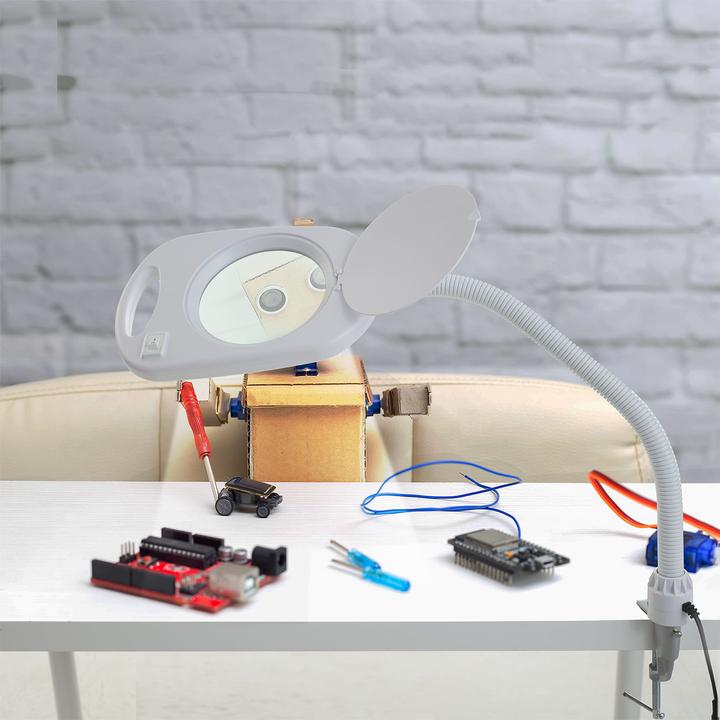 Produktbild Casativo LED-Lupenleuchte, 5-fache Vergrösserung & Gelenkarm
