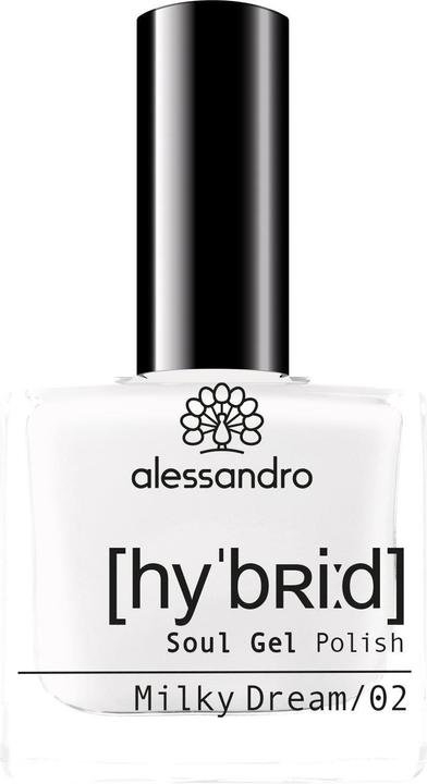 Alessandro Nagellack Hybrid 101 Milky Dream (Nude, Gel-Effekt Nagellack)