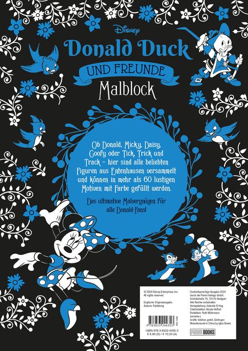 Produktbild Panini Disney Donald Duck und Freunde: Malblock: über 60 entenstarke Motive zum Ausmalen!