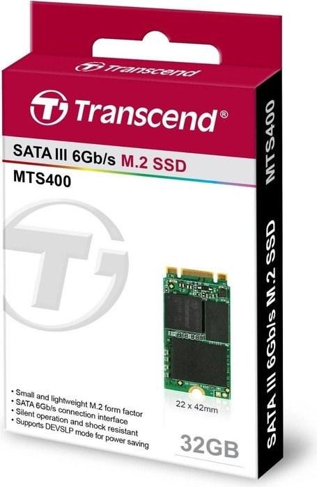 Actual product image Transcend Mts400s (32 GB, M.2 2242)
