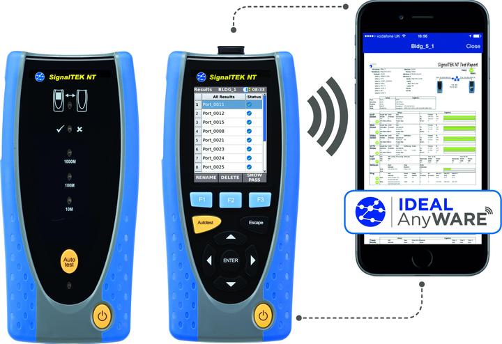 Produktbild Ideal SignalTEK NT Netzwerk TransmissionTester Touchscreen