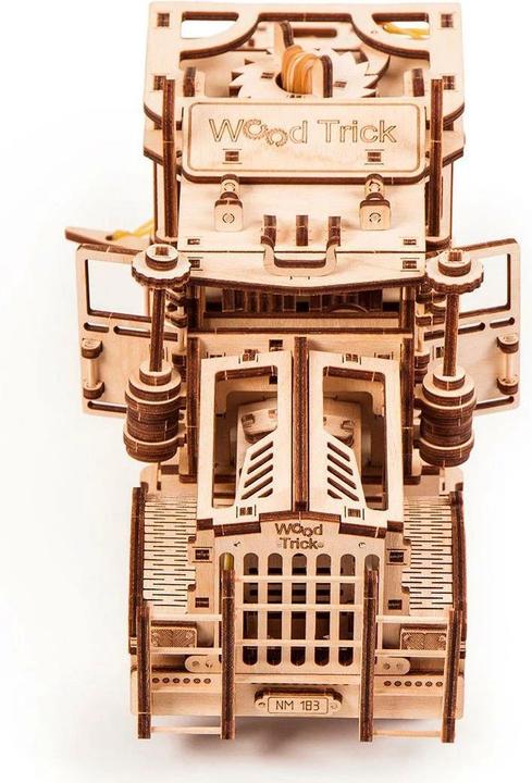 Actual product image Wood Trick Truck - articulated lorry - 3D wooden construction kit