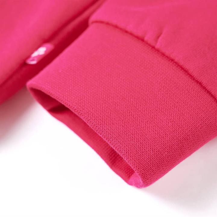 Actual product image VidaXL Children's sweatshirt bright pink 128,Material: 95 % cotton. 5 (128)