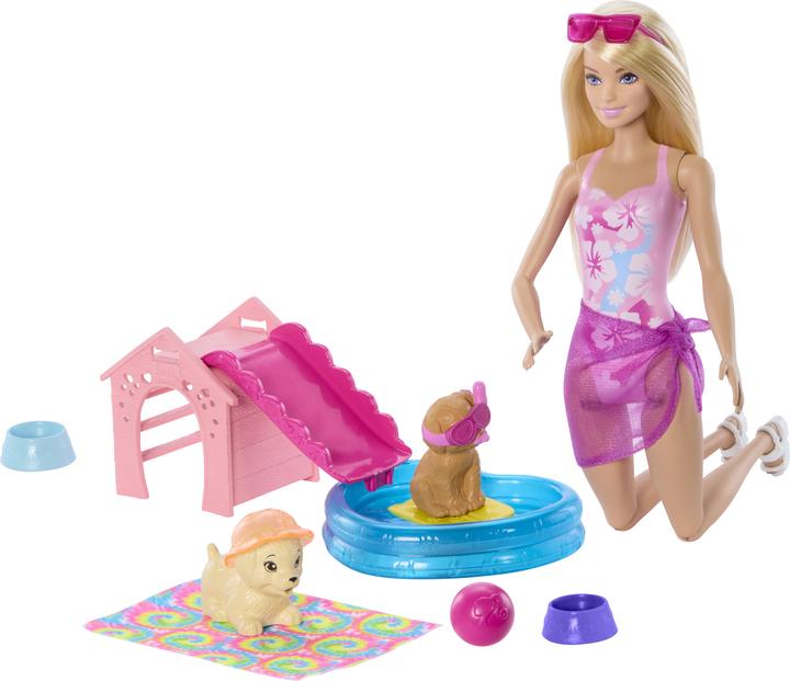 Produktbild Barbie Puppy Pool Party - Aloha Blonde