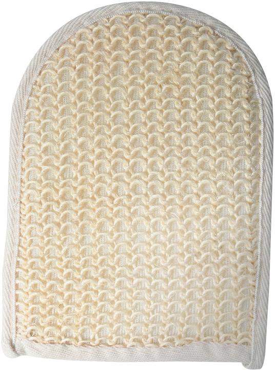 Produktbild MSV Peelinghandschuh aus Sisal 23.5 x 16 cm, Weiss