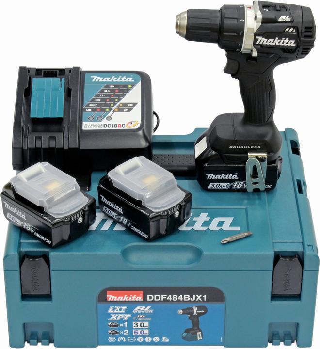 Actual product image Makita Ddf484bjx1 (Rechargeable battery operated)