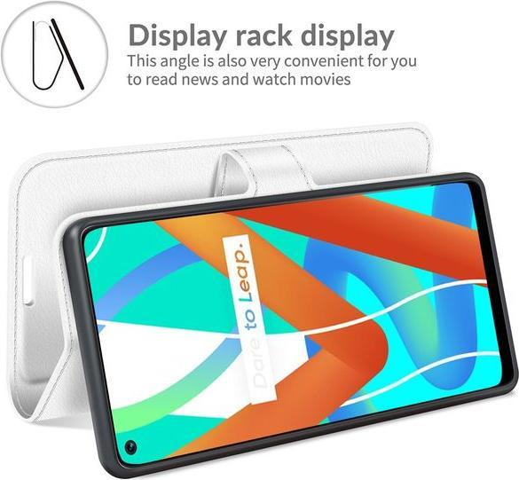 Produktbild MU Classic Litchi Leder Bookcover Series (Realme 8 5G)