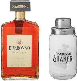Image du produit Disaronno Liqueur d'amande SET avec verre shaker 70 cl / 28 %. (1 x 75 cl, 1 x 70 cl)