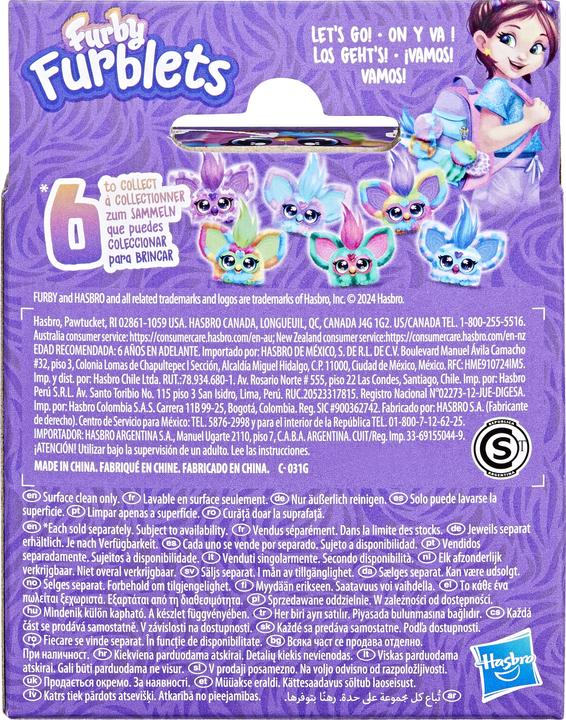 Actual product image Furby Furblets Ray-Vee Mini electronic plush toy (5 cm)