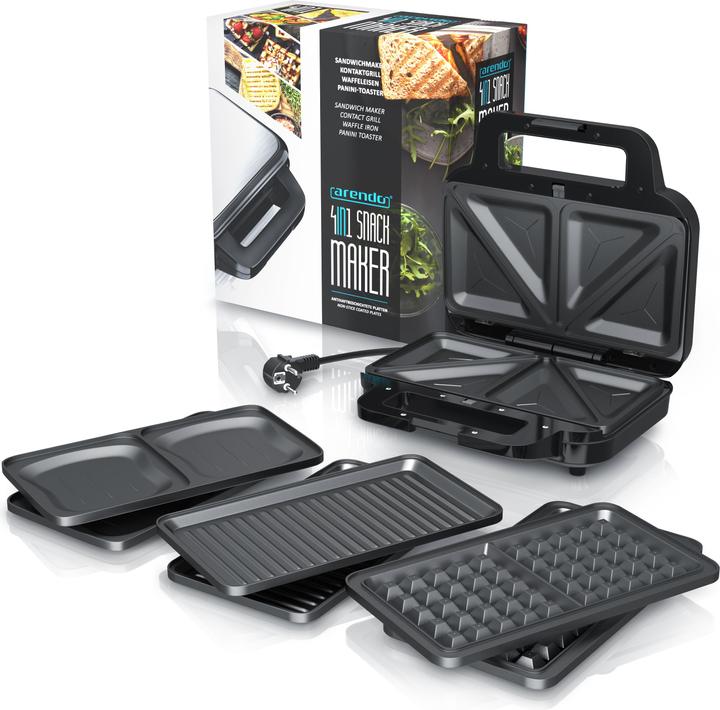 Actual product image Arendo 3-in-1 sandwich maker