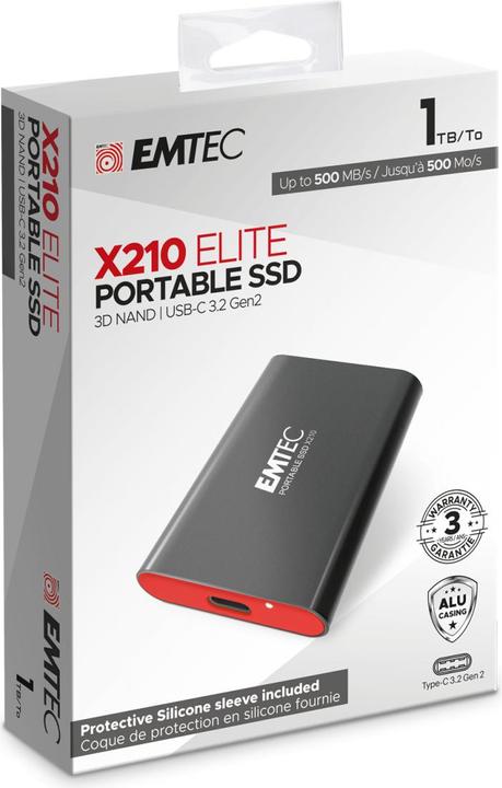 Produktbild Emtec X210 Elite (1000 GB)