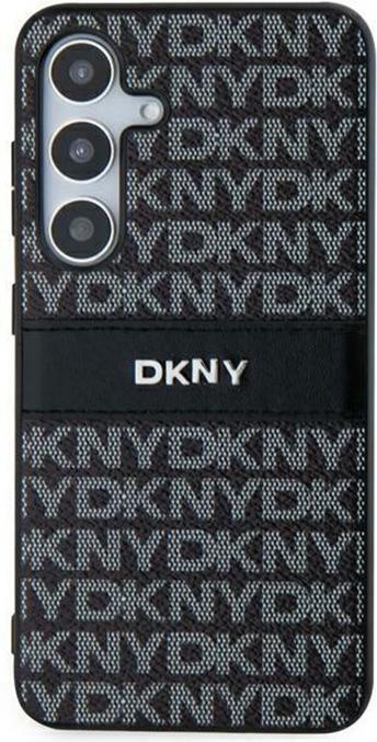 Immagine prodotto DKNY DKHCMPRTHSLK + S926 valigetta rigida in pelle Mono Stripe & Logo in metallo (Samsung Galaxy S24+)