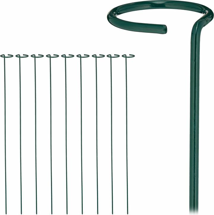 Actual product image Relaxdays Garment Rack with 2 Rails on Wheels