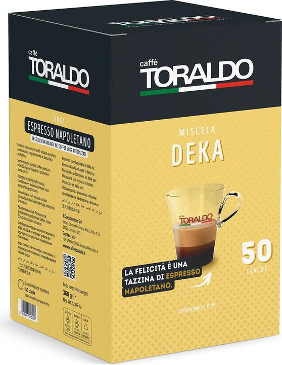 Immagine prodotto Caffè Toraldo Miscela Deka (50 x Porta.)