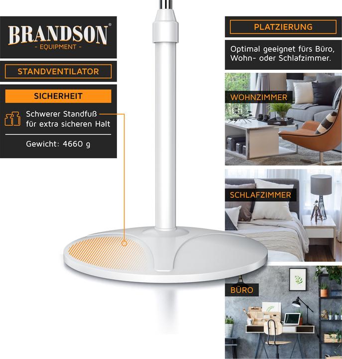 Produktbild Brandson Standventilator (45 dB)