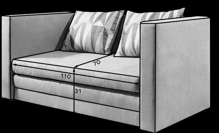 Immagine prodotto ELTAP Neva (2 posti, Divano letto)