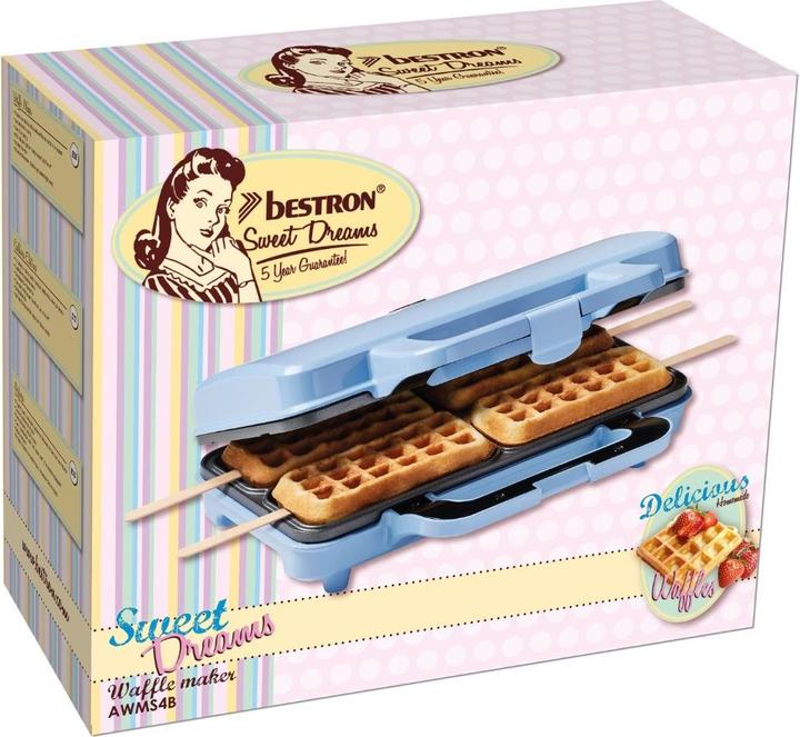 Immagine prodotto Bestron Macchina per waffle, blu