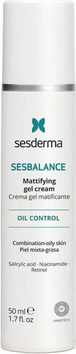 Actual product image Sesderma SESBALANCE sebum-regulating gel cream 50 ml (50 ml)