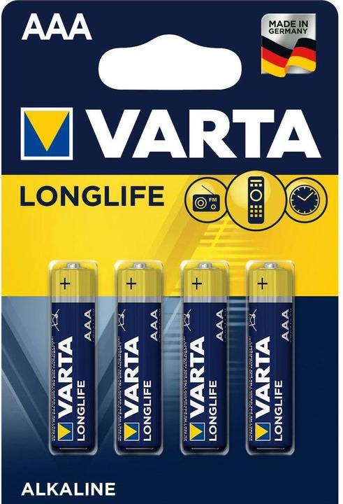 Productafbeelding Varta Longlife (4 Pcs., AAA, 1200 mAh)