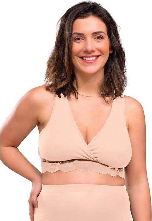 Image du produit Carriwell Soutien-gorge d'allaitement et de sommeil Crossover Beige L (L)