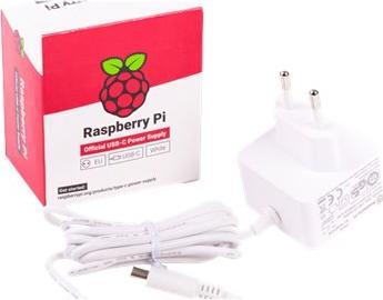 Actual product image Raspberry Pi Official 5 power supply, 27W USB-C