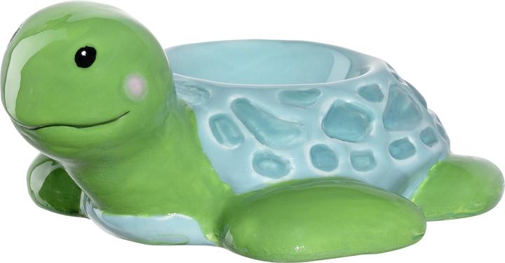Produktbild Leonardo Kindereierbecher Avventura Schildkröte, Grün/Hellblau (1 x)