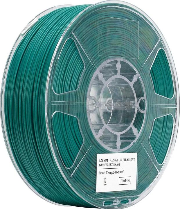Image du produit eSUN eABS-GF Fibre de verre vert Filament 1.75mm 1Kg (ABS, 1.75 mm, 1000 g, Vert)