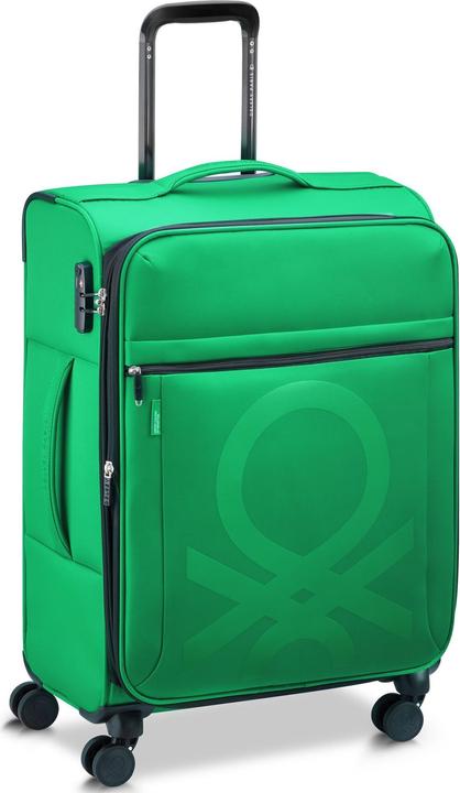Produktbild Delsey Paris x United Colors of Benetton Color Block 4 Rollen Kabinentrolley S 55 cm mit Dehnfalte (77 l, Handgepäck (bis 50l))