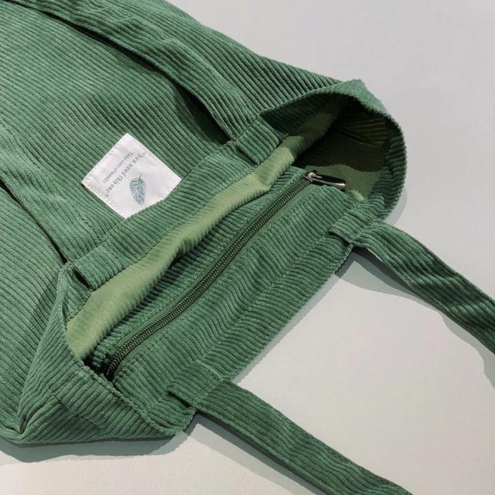 Produktbild Only-Bags.Store Kordtasche Handtaschen Umhängetaschen Weiche Umweltspeicher Wiederverwendbar Kleine und grosse