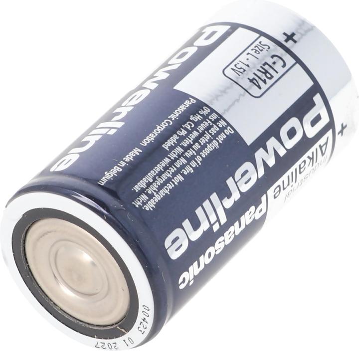 Actual product image Panasonic Powerline LR14 C Baby Battery 4 Foil, up to 7 years shelf life (4 pcs., R14)