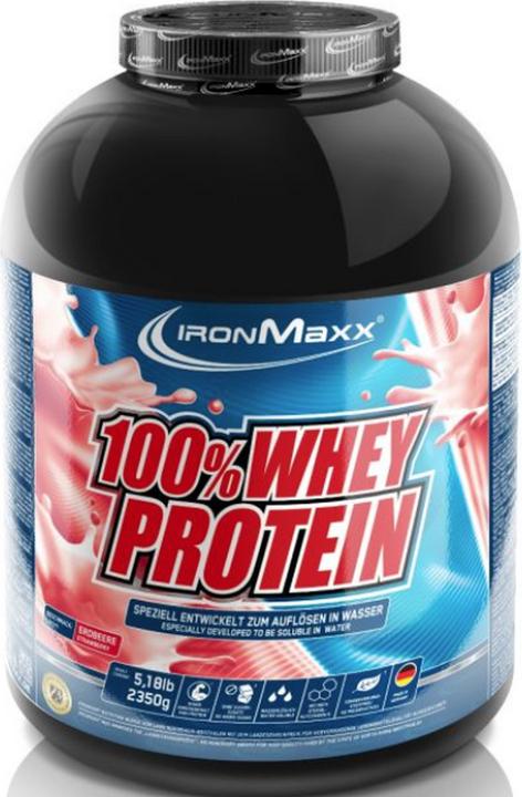 Produktbild IronMaxx 100% Whey Protein (2350g Dose) (Erdbeer, 1 Stk., 2350 g)