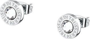Produktbild Trussardi - Minimalist earrings with T-Logo crystals TJAXC119