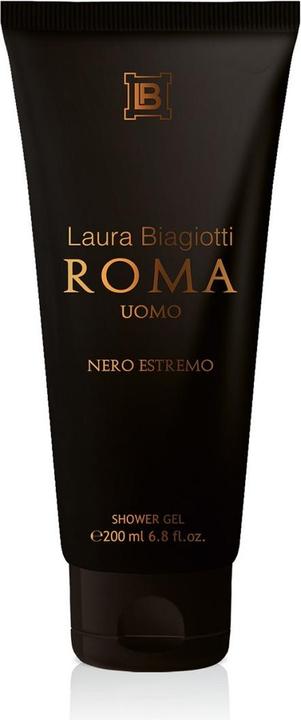 Laura Biagiotti Roma Uomo Nero Est Show Gel 200 ml x 3 Stk (200 ml)