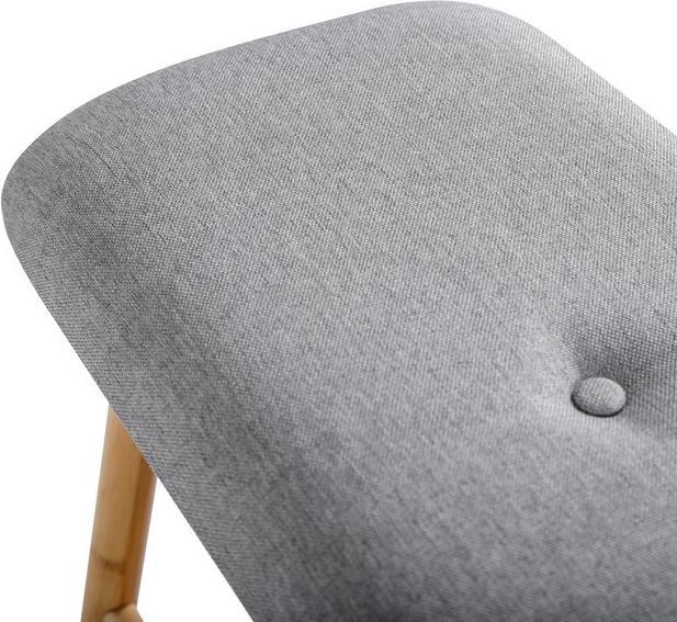Actual product image Axentia Bench, bamboo, with shelf