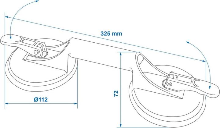Immagine prodotto ProPlus Saugheber (100 kg)