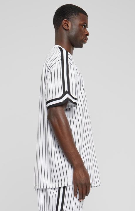 Produktbild Urban Classics Oversized Striped Mesh Tee - 138093 (4XL)
