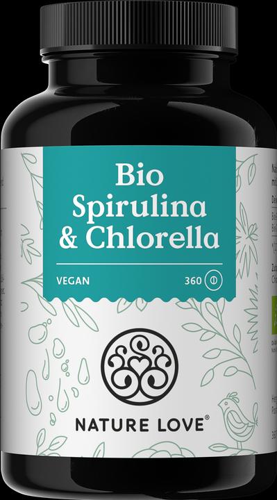 Image du produit Nature Love Spiruline biologique & Chlorella (180 g)