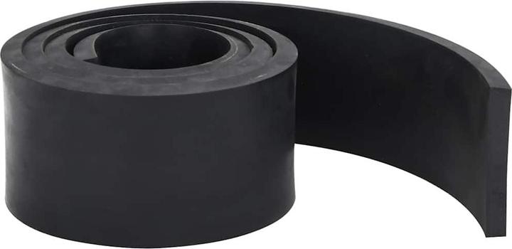 Produktbild VidaXL Schürfleiste Gummi Schwarz 300x8x1 cm Schürfleiste Gummilippe