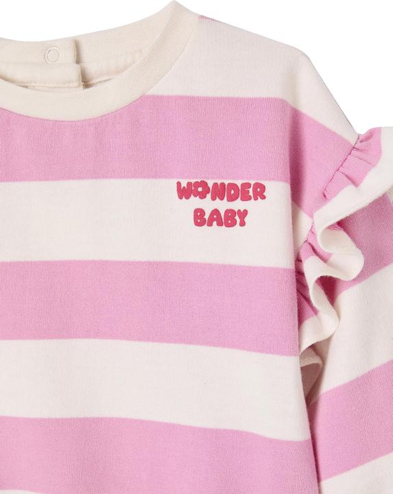 Image du produit Vertbaudet Mädchen Baby Sweatshirt mit Schriftzug und Recycling-Polyester (62)